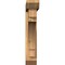 Ekena Millwork Merced Slat Smooth Bracket w/ Offset Brace, Western Red Cedar, 5 1/2"W x 30"D x 30"H BKT0604X30X30MRC06SWR - alternate 2